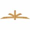 Ekena Millwork Davenport Timber Gable Bracket, Western Red Cedar, 108"W x 31 1/2"H x 4"D x 6"F, 7/12 Pitch GBW108X31X0406DAV00RWR - alternate 1